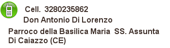 per qualsiasi informazione telefona